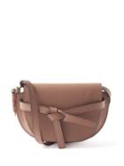 Loewe - Gate Mini Grained-leather Cross-body Bag - Womens - Light Pink