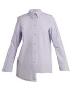 Acne Studios Balzac Bell-sleeved Cotton-poplin Shirt