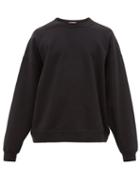 Matchesfashion.com Raey - Oversized Cotton Jersey Sweatshirt - Mens - Black