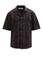 Matchesfashion.com Acne Studios - Striped Cotton-blend Jacquard Shirt - Mens - Black Multi