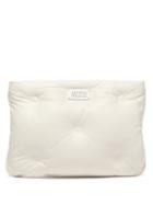 Matchesfashion.com Maison Margiela - Glam Slam Leather Clutch - Womens - White