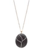 Matchesfashion.com Cvc Stones - Arbor Diamond & 18kt Gold Stone Necklace - Womens - Black