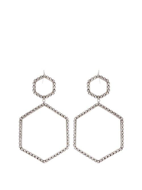 Matchesfashion.com Isabel Marant - Here It Is Drop Earrings - Womens - Silver
