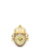 Matchesfashion.com Daniela Villegas - Astraios Diamond, 18kt Gold & Chrysoberyl Ring - Womens - Gold