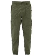 Matchesfashion.com Stone Island - Seersucker Cargo Trousers - Mens - Green