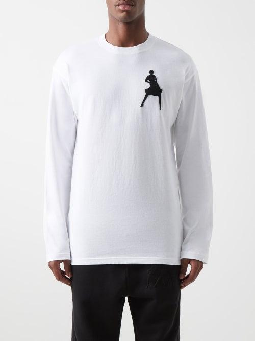 Stefan Cooke - Dancing Ladies Cotton-jersey T-shirt - Mens - White