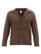 Sasquatchfabrix. - Komon Cropped Technical Suit Jacket - Mens - Brown