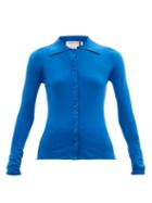 Matchesfashion.com Sportmax - Elea Top - Womens - Blue