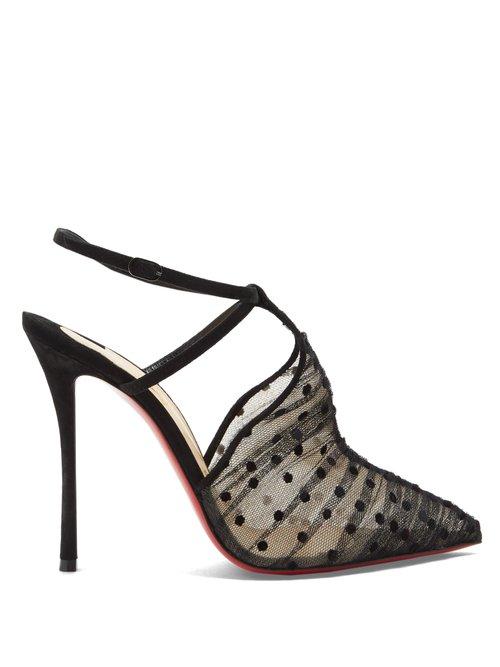 Matchesfashion.com Christian Louboutin - Acide 115 Tulle Pumps - Womens - Black