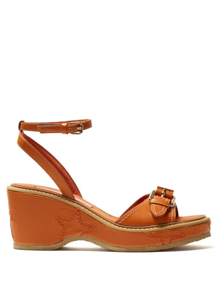 Stella Mccartney Buckle-strap Faux-leather Sandals