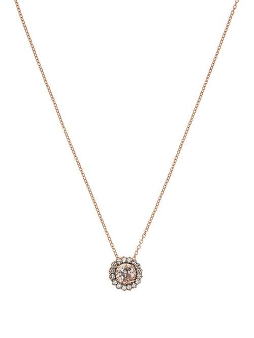 Matchesfashion.com Selim Mouzannar - Beirut Diamond, Morganite & 18kt Gold Necklace - Womens - Pink Gold