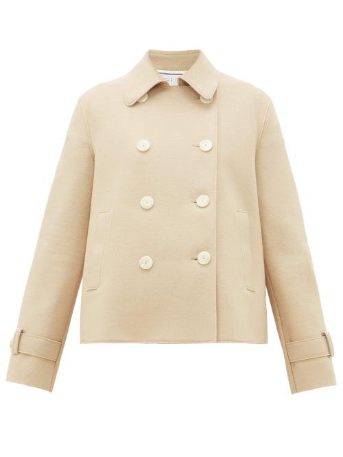 Matchesfashion.com Harris Wharf London - Double-breasted Pressed-wool Jacket - Womens - Camel