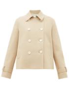Matchesfashion.com Harris Wharf London - Double-breasted Pressed-wool Jacket - Womens - Camel