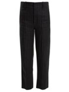 Isabel Marant Étoile Idini Wide-leg Striped Linen Trousers