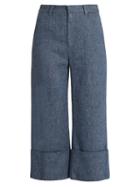 Sea Linen-blend Denim Trousers
