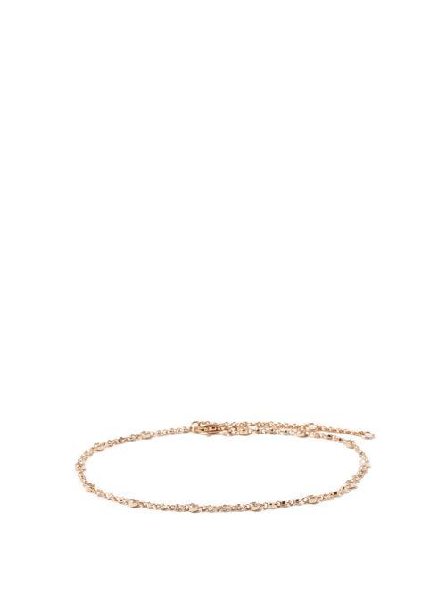 Matchesfashion.com Shay - Diamond & 18kt Rose-gold Ankle Bracelet - Womens - Rose Gold