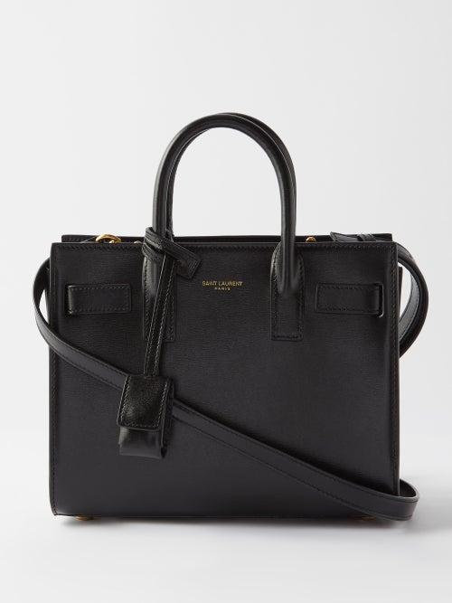 Saint Laurent - Sac De Jour Nano Leather Bag - Womens - Black