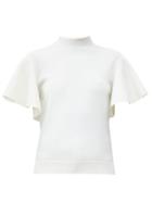 Matchesfashion.com Chlo - Fluid-sleeve Knitted Top - Womens - Ivory