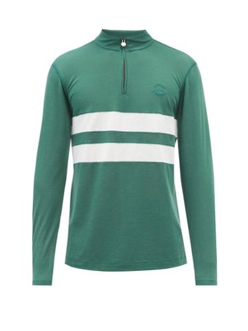 Iffley Road - Worthing Drirelease-piqu Sweatshirt - Mens - Green