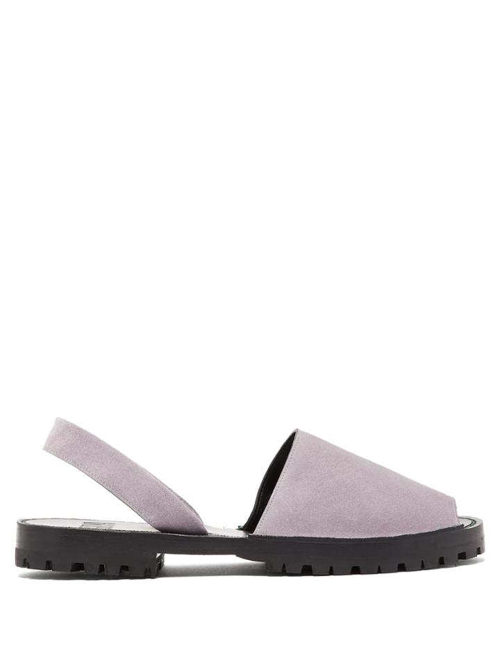 Goya Serraje Suede Slingback Sandals