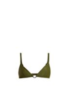 Matchesfashion.com Matteau - The Ring Bikini Top - Womens - Khaki