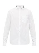 Matchesfashion.com Gucci - Dragon Embroidered Cotton Shirt - Mens - White