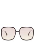 Matchesfashion.com Dior Eyewear - Diorsostellaire1 Acetate Sunglasses - Womens - Black
