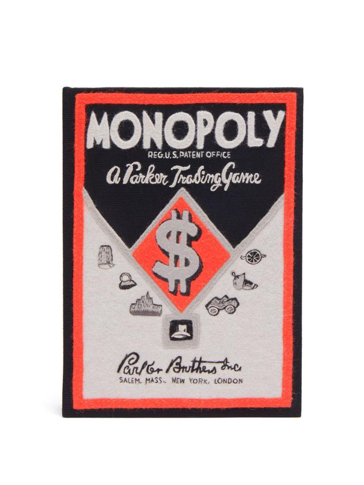 Olympia Le-tan Monopoly Parker Trading Game Box Clutch