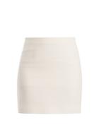 Alessandra Rich High-rise Wool-crepe Mini Skirt