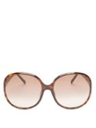 Matchesfashion.com Givenchy - Oversized Round Tortoiseshell-acetate Sunglasses - Womens - Tortoiseshell