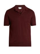 Brioni Knitted Short-sleeved Polo Shirt
