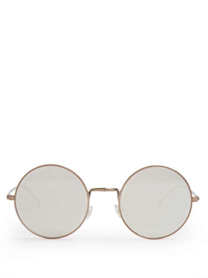 Illesteva Porto Round-frame Sunglasses