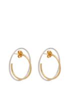 Charlotte Chesnais Saturn 18kt Gold And Sterling-silver Earrings