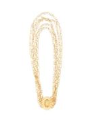Matchesfashion.com Timeless Pearly - Layered Gold Plated Chain Choker - Womens - Gold