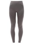 Matchesfashion.com Prism - Nurturing High-rise Stretch-jersey Leggings - Womens - Dark Grey