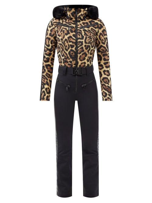 Goldbergh - Lynx Leopard-print All-in-one Ski Suit - Womens - Animal
