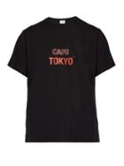 Matchesfashion.com Vetements - Cafe Tokyo Printed Cotton Jersey T Shirt - Mens - Black