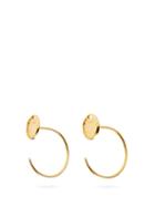 Matchesfashion.com Dear Letterman - Zahia 24kt Gold-vermeil Hoop Earrings - Mens - Gold