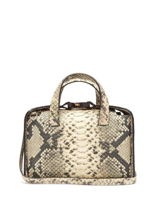 Matchesfashion.com 1017 Alyx 9sm - Brie Snakeskin Effect Cross Body Bag - Mens - Multi