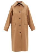 Matchesfashion.com Kassl Editions - Original Below Rubber Trench Coat - Womens - Light Beige