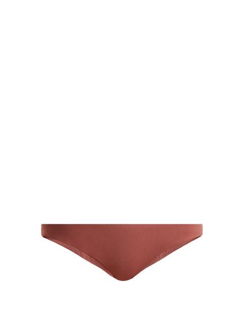Matchesfashion.com Dos Gardenias - Billy Low Rise Bikini Briefs - Womens - Pink
