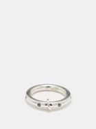 Spinelli Kilcollin - Ovio Diamond & Sterling-silver Ring - Mens - Silver Black