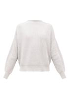 Matchesfashion.com Max Mara Leisure - Elisir Sweater - Womens - Light Grey