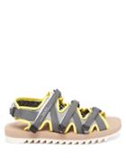 Matchesfashion.com Suicoke - Zip Multi-strap Technical-canvas Sandals - Mens - Yellow Multi
