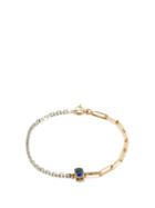 Yvonne Lon - Sapphire & 18kt Gold Bracelet - Womens - Blue Multi