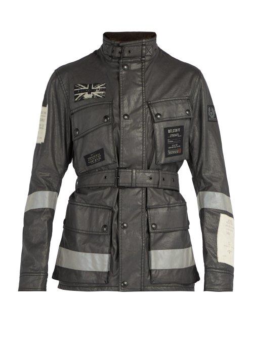 Matchesfashion.com Belstaff - Trialmaster Waxed Cotton Jacket - Mens - Black