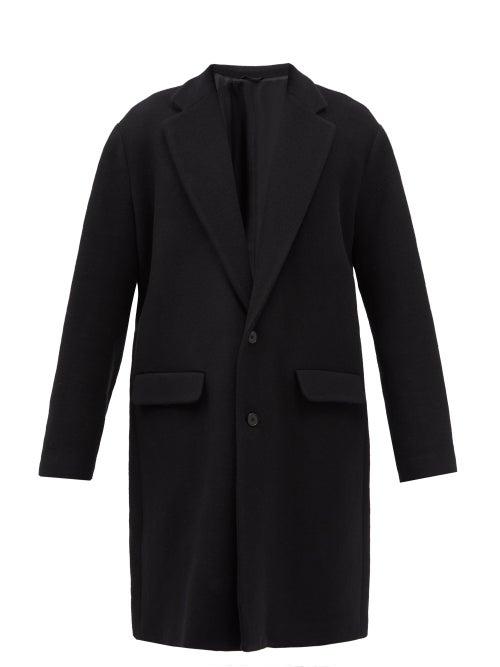 Raey - Single-breasted Virgin-wool Coat - Mens - Black