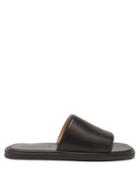 Mens Shoes Bottega Veneta - Leather Slides - Mens - Black