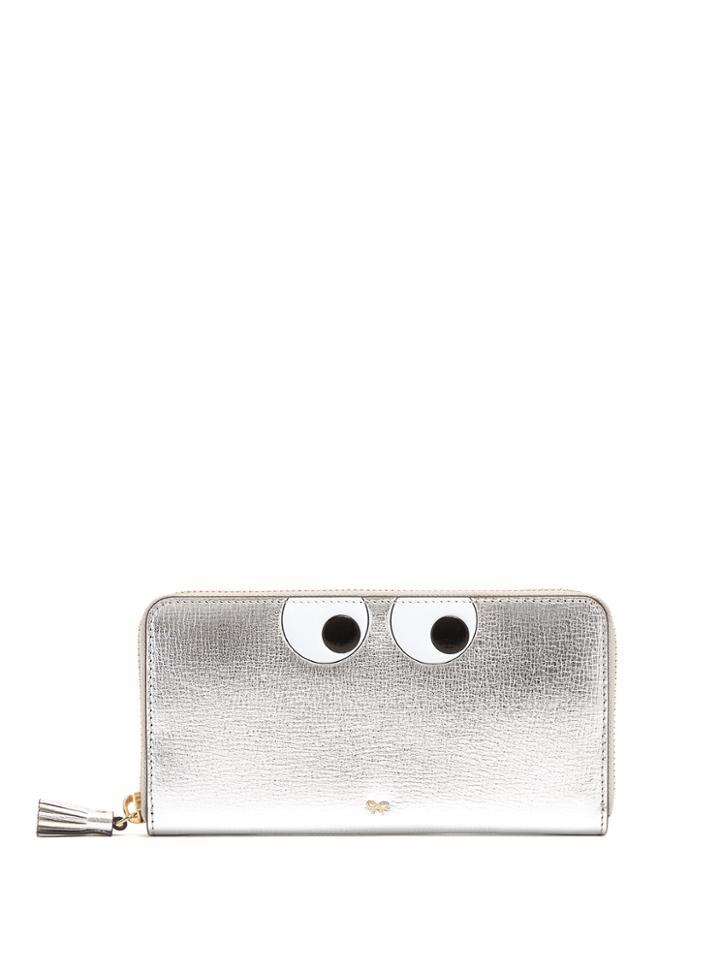 Anya Hindmarch Eyes Zip-around Grained-leather Wallet
