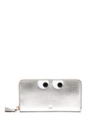 Anya Hindmarch Eyes Zip-around Grained-leather Wallet